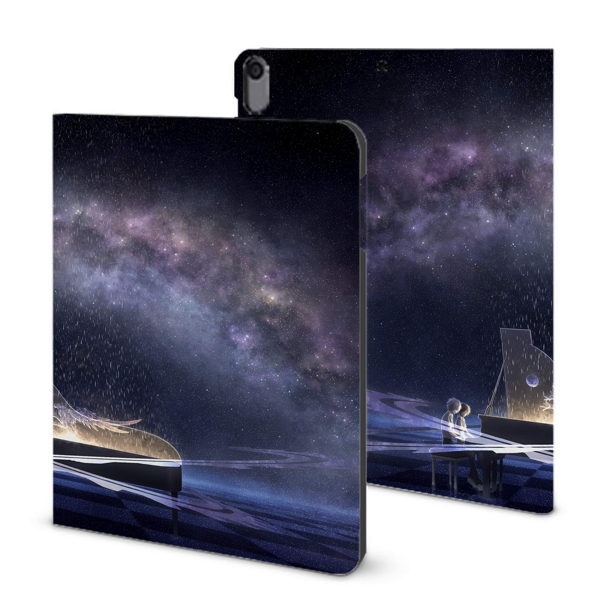 （画像用） EVA 新世紀エヴァンゲリオン IPad ケース ブック型 PUレザー TPU 耐衝撃 軽量 薄型 ペン収納なし 全面保護 IPad 各モデル対応